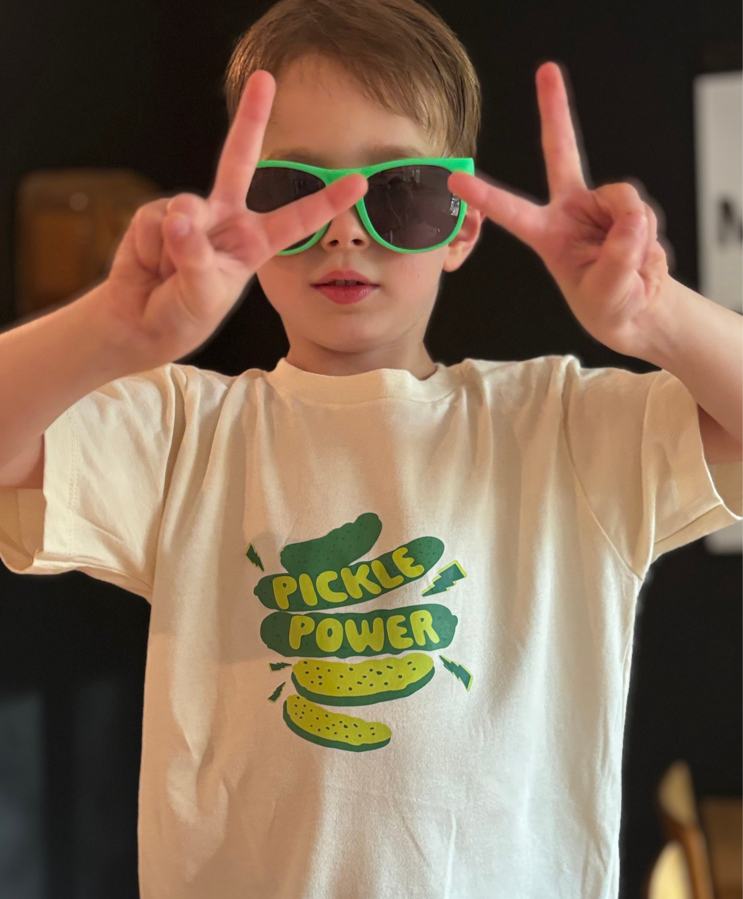 Pickle power t shirt